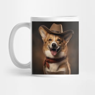 Cowboy Dog - Pembroke Welsh Corgi Mug